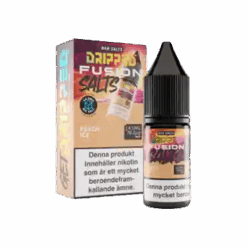 Dripped Fusion Salts Peach Ice