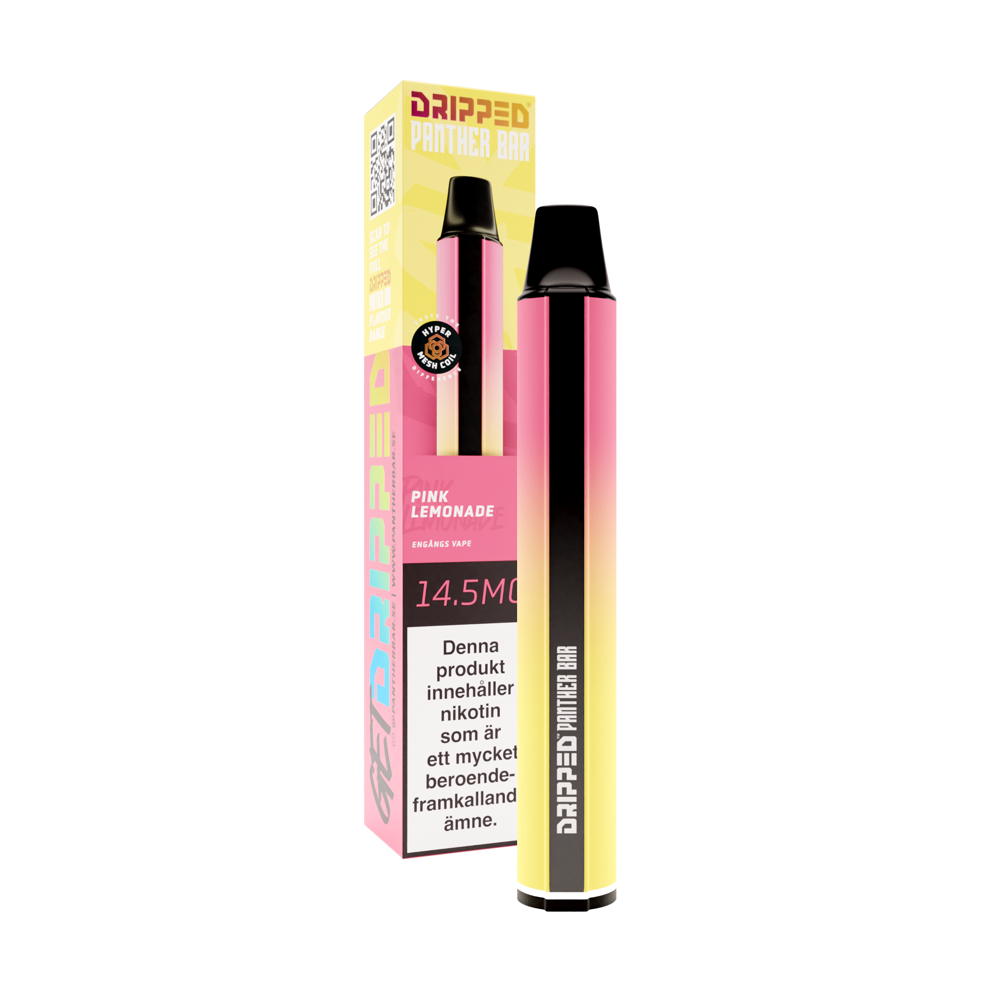 Dripped Panther Bar Pink Lemonade