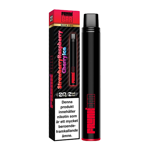 Frunk Bar Strawberry Raspberry Cherry Ice