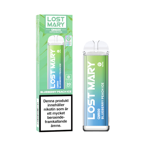 Lost Mary QM600 Blueberry Peach Ice