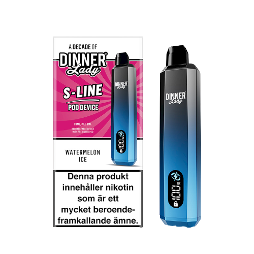 Dinner Lady S-line Mesh Pod Watermelon Ice Startkit