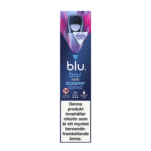 Blu Bar 1000 Blueberry Sour Razz