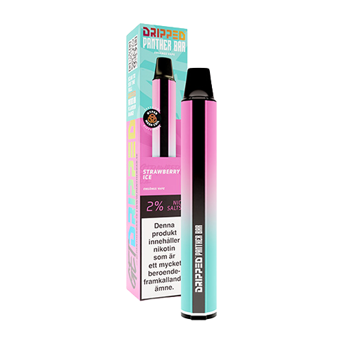 Dripped Panther Bar Strawberry Ice