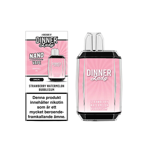 Dinner Lady Nano Mesh Strawberry Watermelon Bubblegum